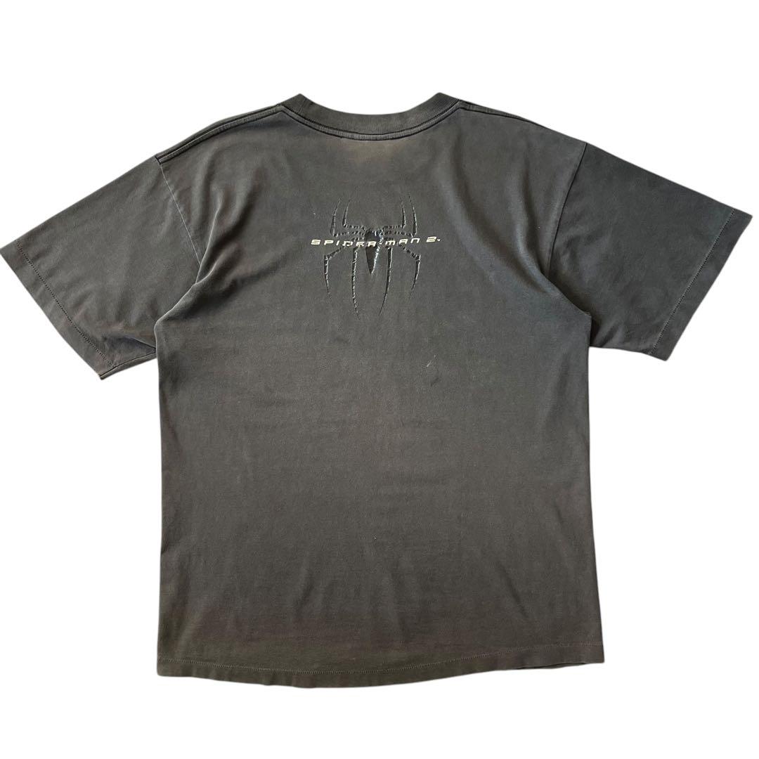 ［フェード］00s Spyder-Man2”スパイダーマン”ムービーTシャツ
