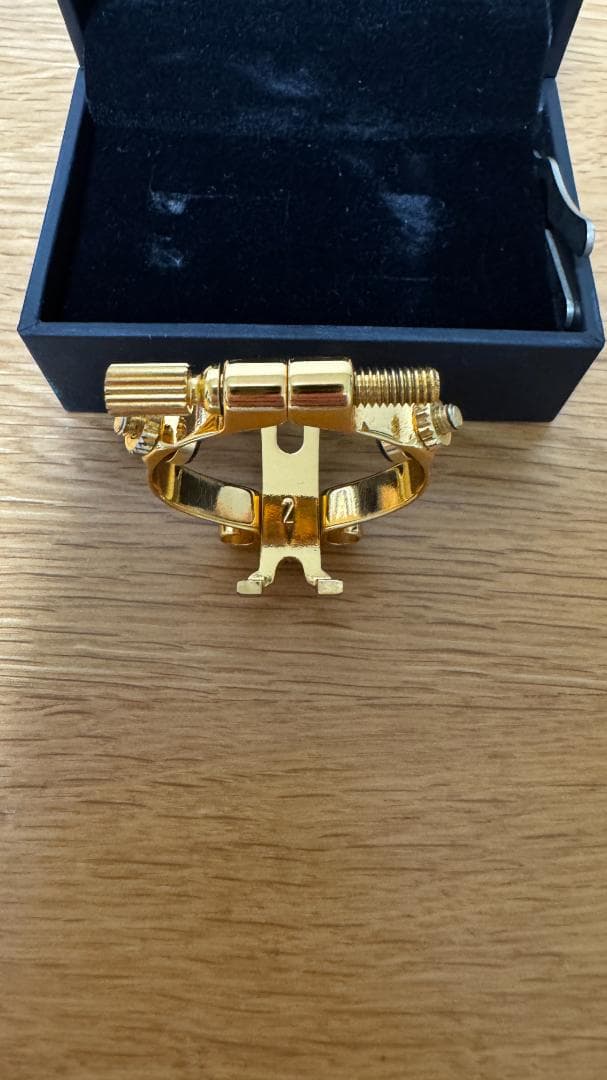 JLV Gold 24K アルトサックス リガチャー 金メッキ GP