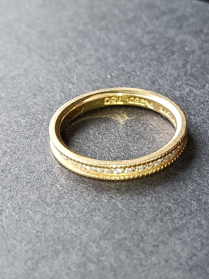 ENUOVE CERCA K18 プラチナ　リング　#10