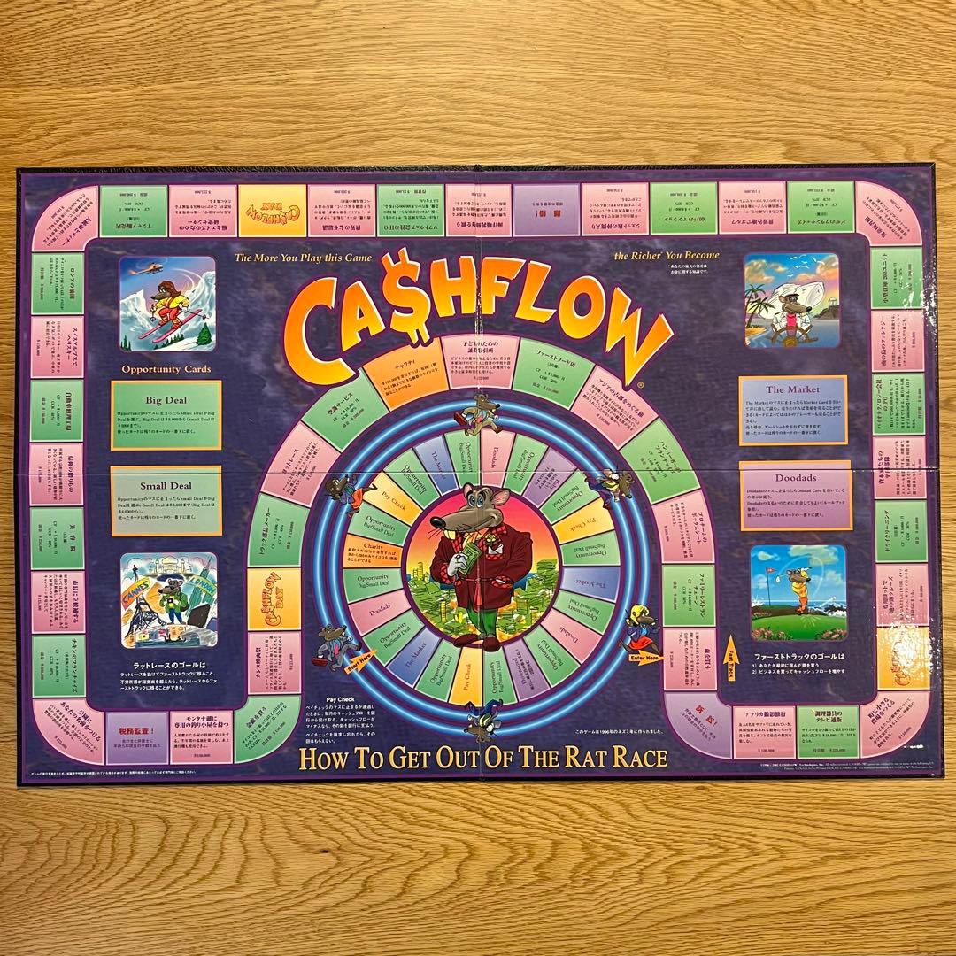 キャッシュフロー101 日本語版 ボードゲーム 金持ち父さん ロバートキヨサキ