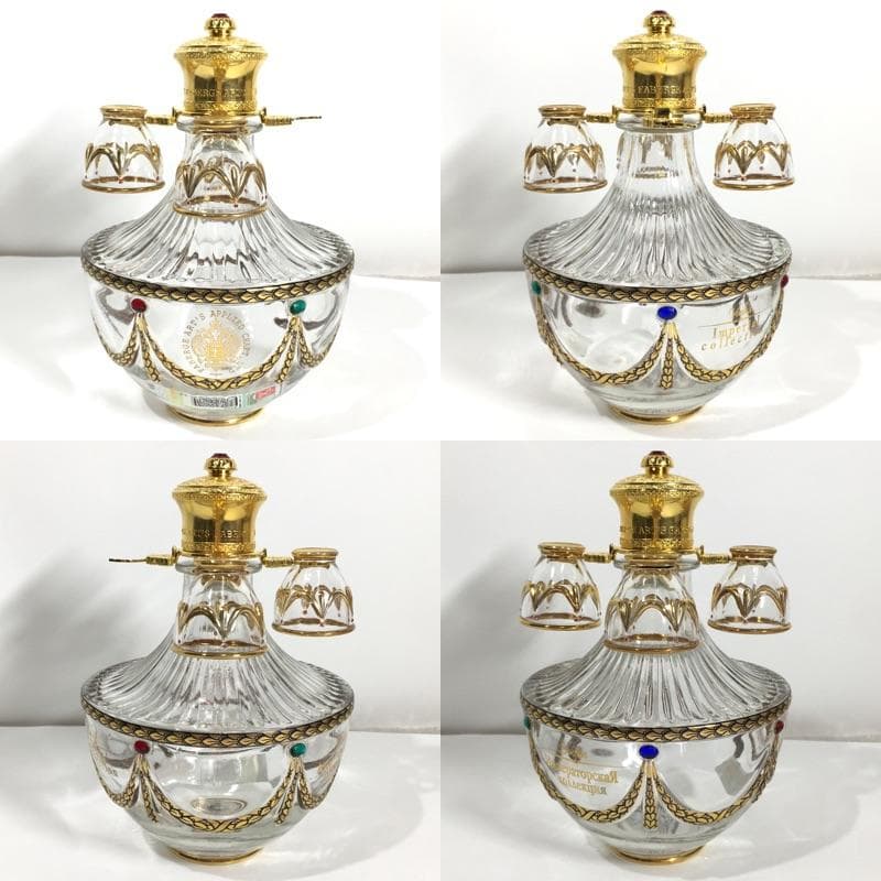 ○空瓶 インペリアルコレクション パール＆エメラルド 24金装飾 24K 金