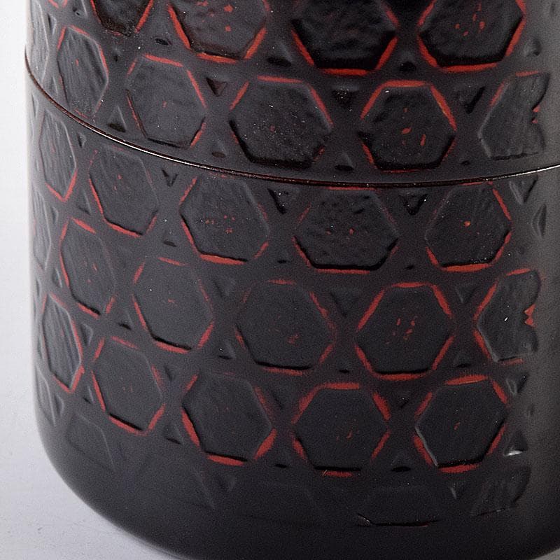 茶道具　岡本漆専堂　岡本昌三作　蕨蒔絵　棗　共箱　V　7322