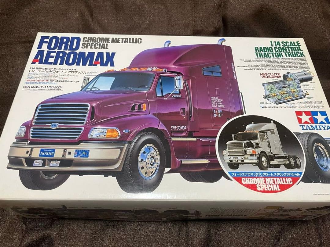 【超希少・限定キット】タミヤ　トレーラーヘッド　フォードエアロマックス