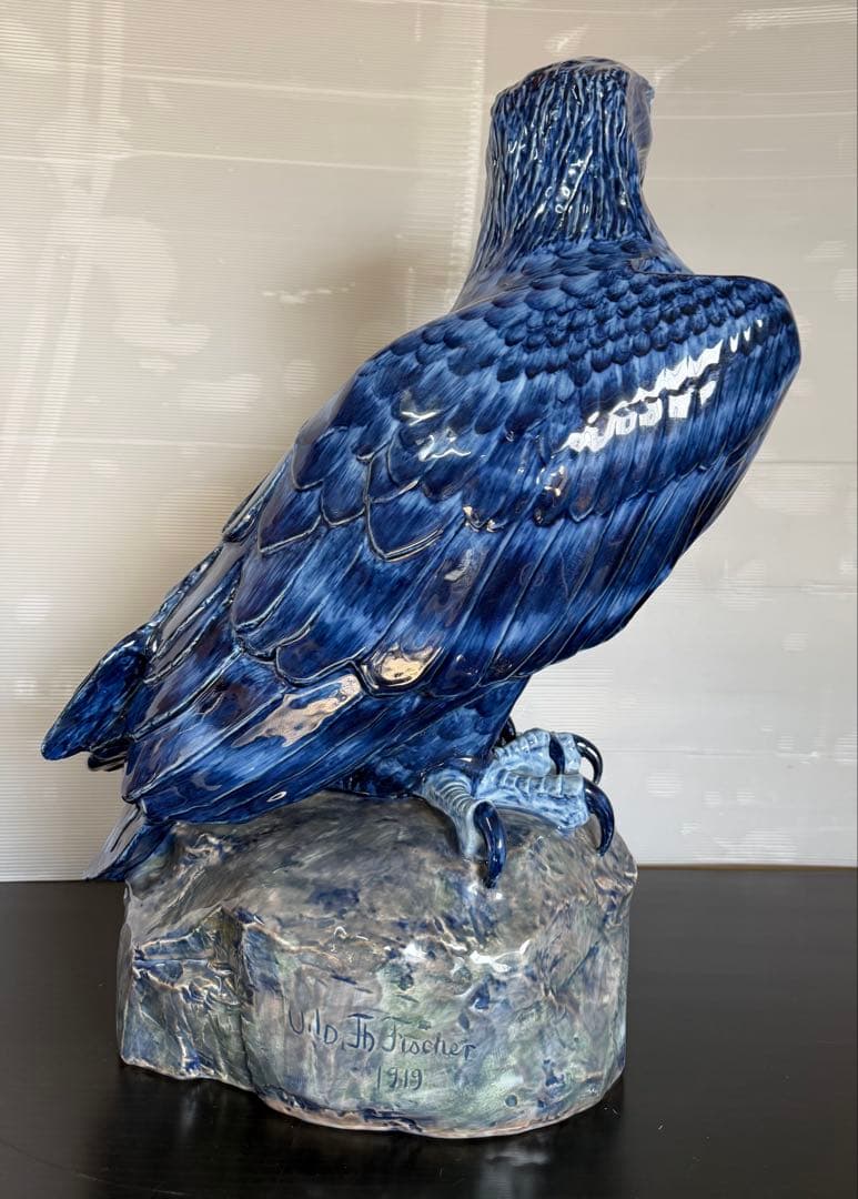 レア 稀少大作 ロイヤルコペンハーゲン ゴールデンイーグル フィギュリン