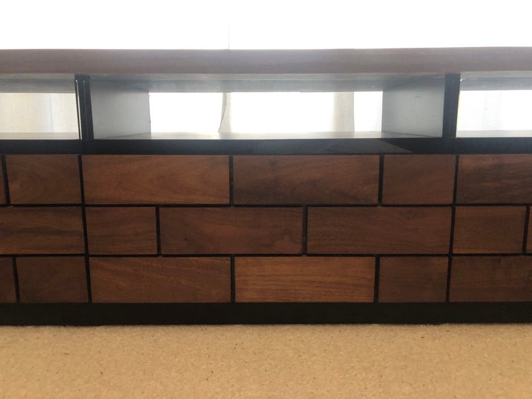 【送料込】美品 ニトリ ローボード ブロリック2 150B