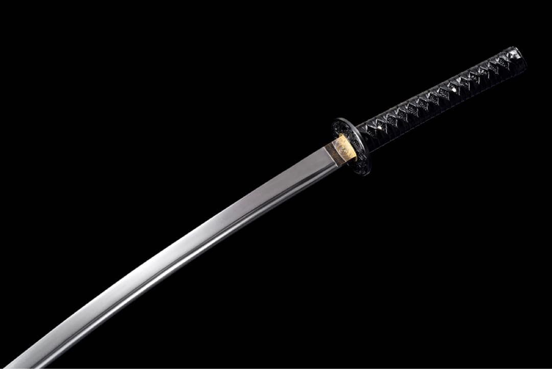 黒竜侍刀 2尺3寸 日本刀 模造刀 武具 舞踊刀 稽古 本牛革柄巻