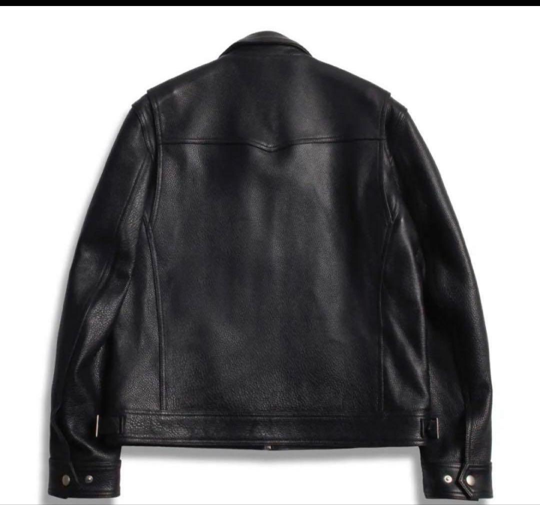 韓国Doffjason COWHIDE SINGLE JACKET牛革