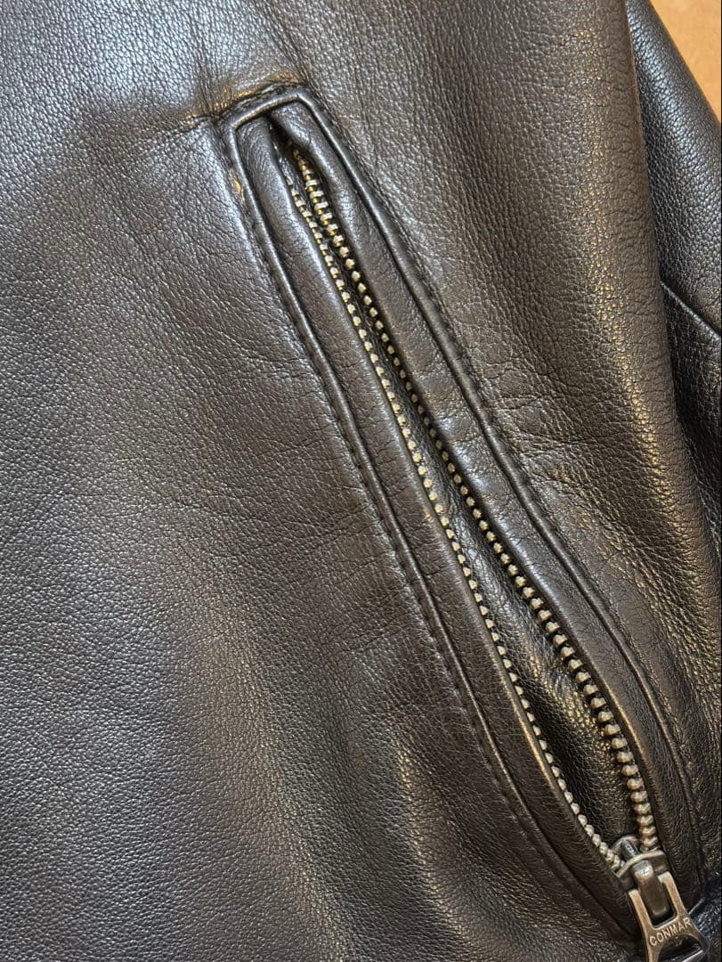 BANANA REPUBLIC ブラック レザー ジャケット