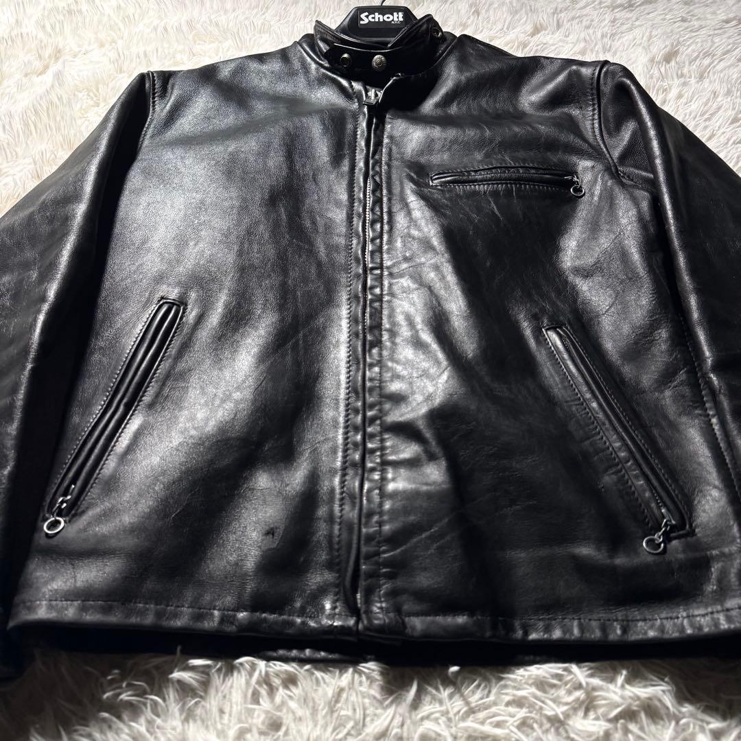 タ*0様 【米国製】schott ライダースジャケット　シングル　641 本革