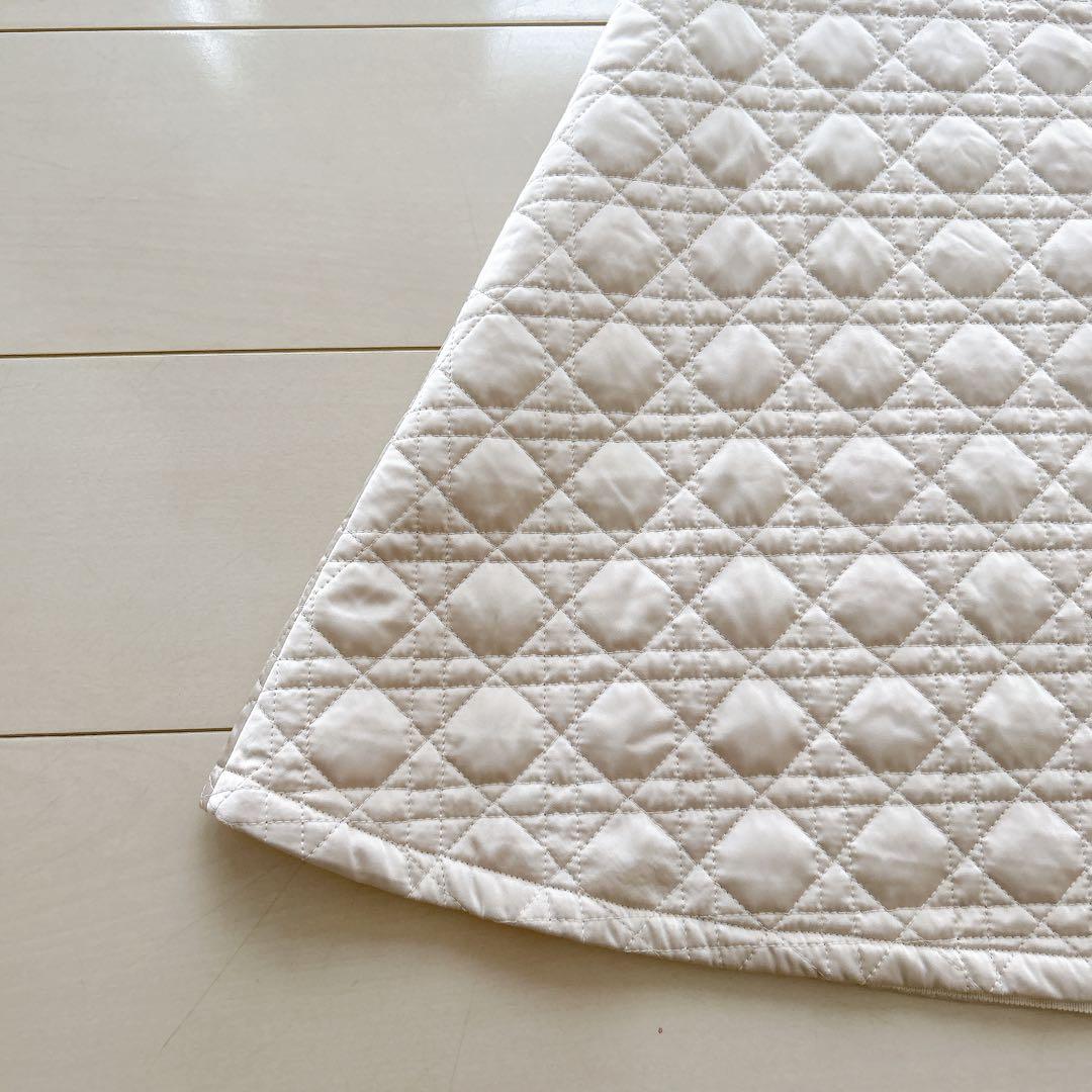 chataro エストネーション キルティングフレアスカート ホワイト