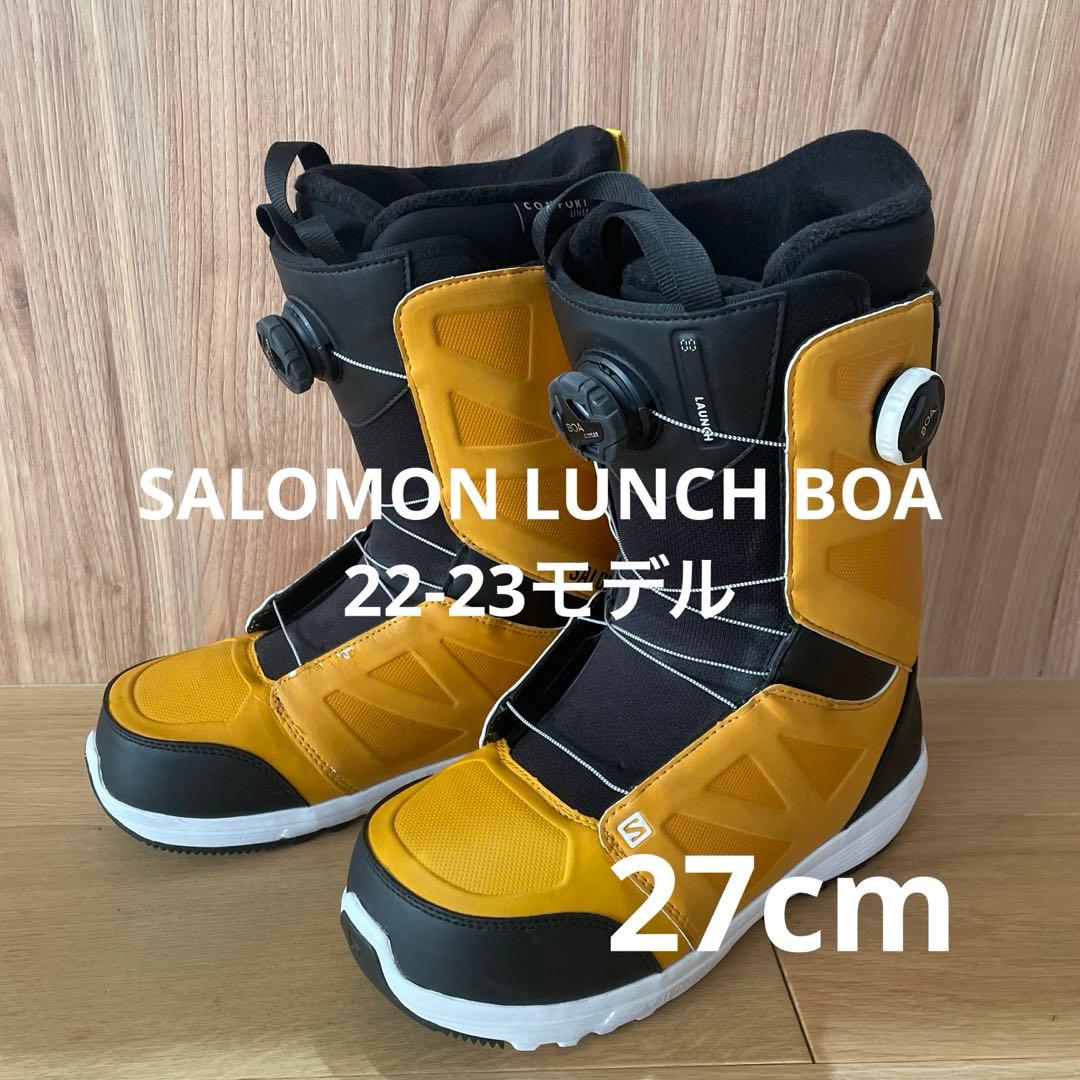 【美品】SALOMON スノーボードブーツ LUNCH BOA SJ 27cm