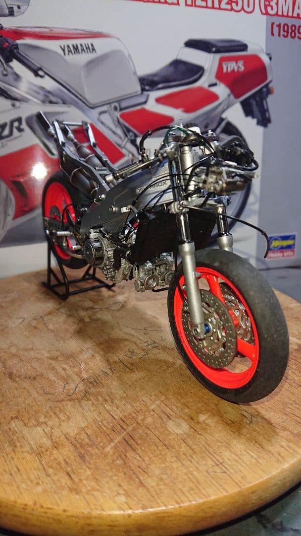 ヤマハ TZR3MA(改)88\"TZ250M本間利彦仕様 完成品 ハセガワタミヤ