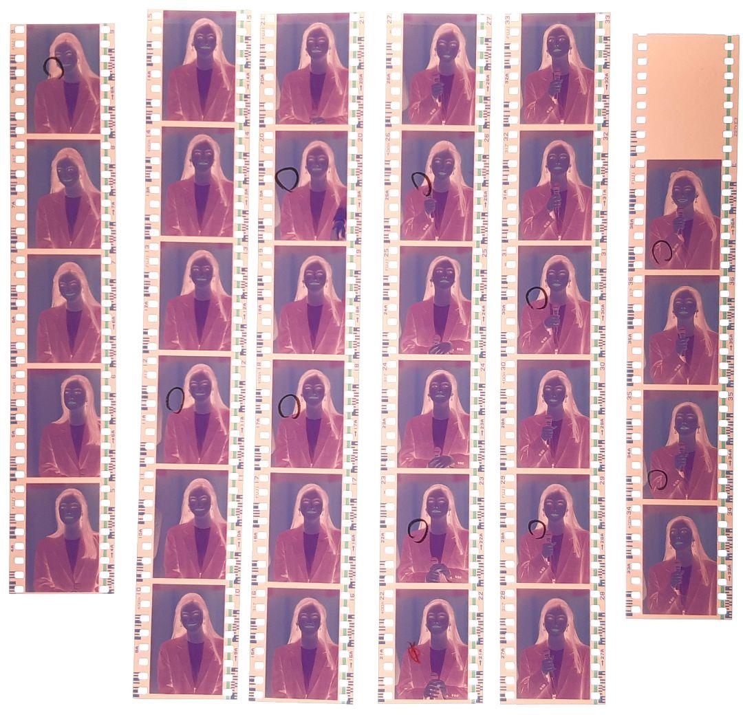 桜井幸子ネガフィルム69コマ