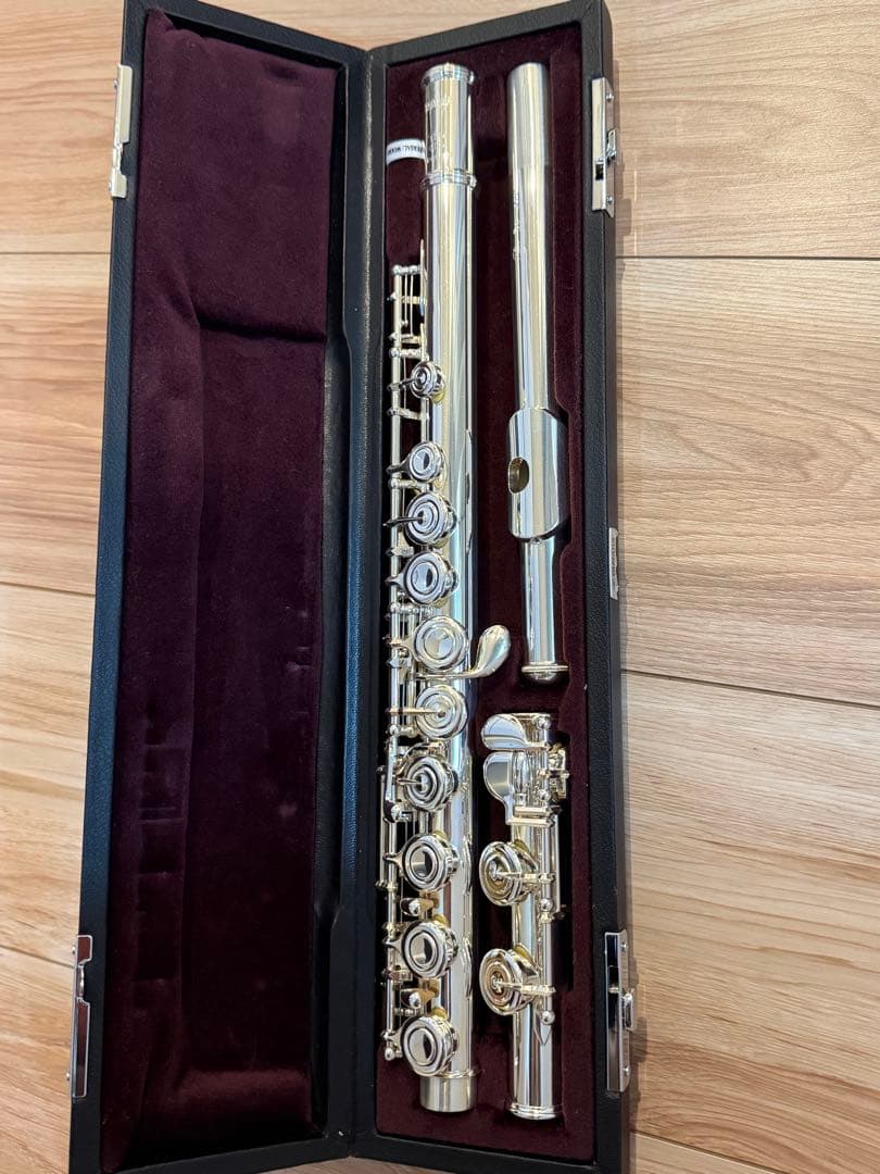 交渉OK リペア済 極美品 Yamaha ヤマハ フルート YFL412 銀製