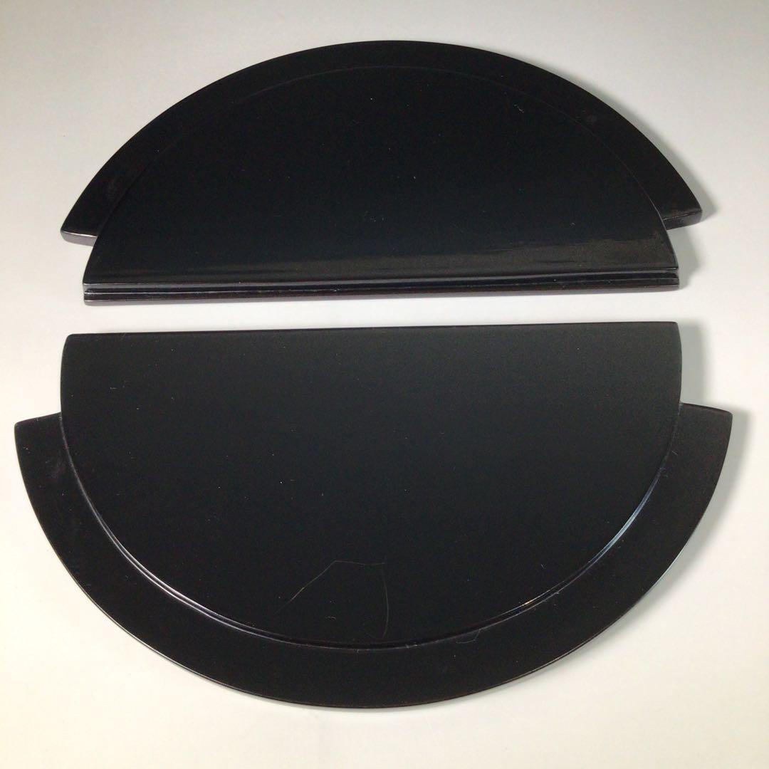 Ｓ９３　水指　『塗師　川瀬表完作』『黒真塗』『手桶水指』　共箱　茶道具