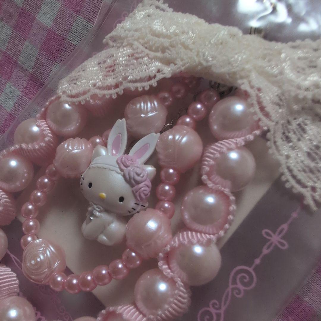 な*定様 超激レア　チャーミーキティ　うさみみ　ストラップ2個セット　レトロ