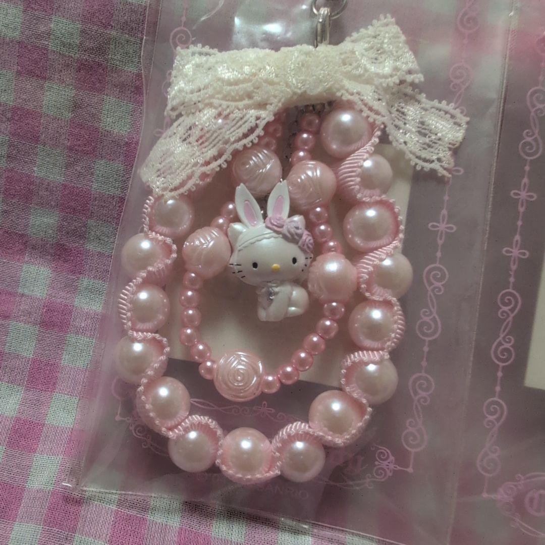 な*定様 超激レア　チャーミーキティ　うさみみ　ストラップ2個セット　レトロ