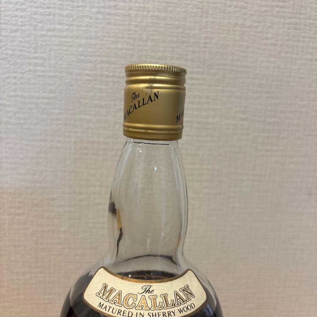 マッカラン 12年 シェリーオークカスク 1000ml 未開封　液面低い　現状品