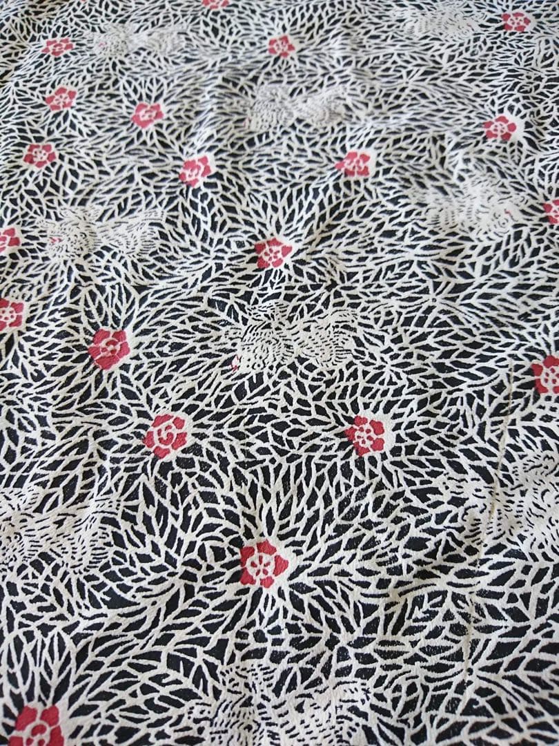 柄見本画像　鹿革　絵革　鎧　甲冑　具足　武具