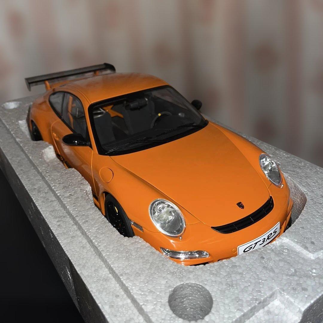 【絶版】1/12 オートアート，ポルシェ911 GT3 RS オレンジ
