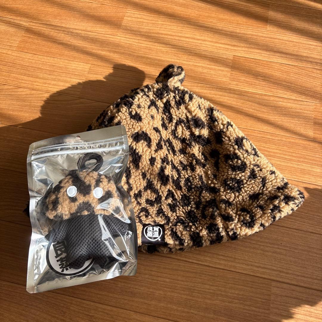 ベストサウナハット BSH ボア ヒョウ柄 メッシュ君 セット