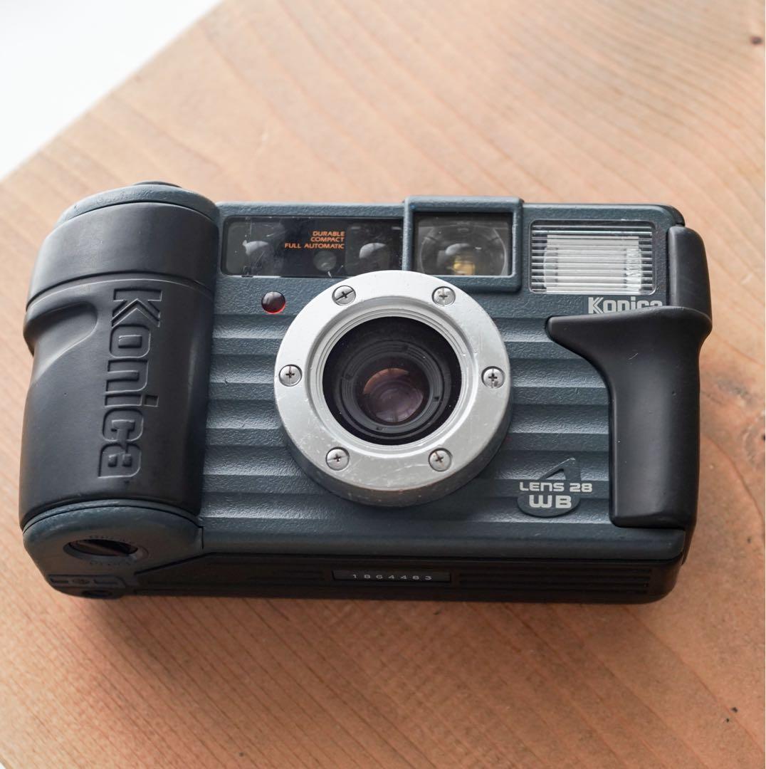 【撮影・OH済み】Konica 現場監督28WB コンパクトフィルムカメラ　J