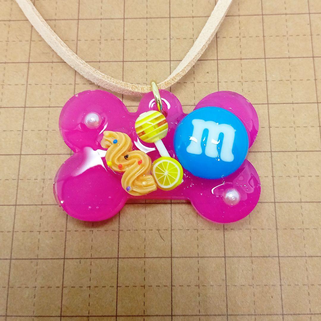 トリミングチョーカー☆ポップカラーお菓子【no.2】