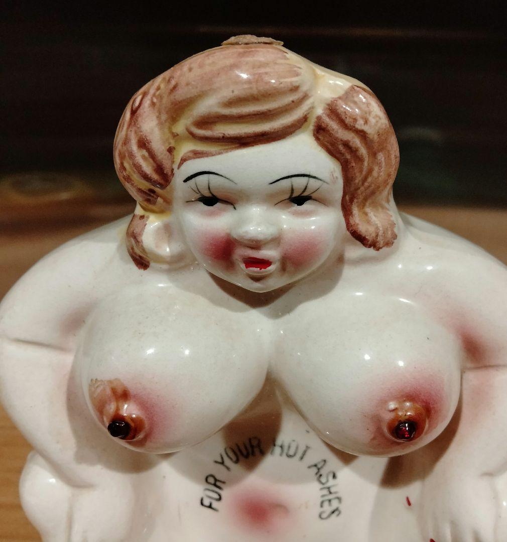 50s ビンテージ トレイ エロ　ヌード　ピンナップ 灰皿