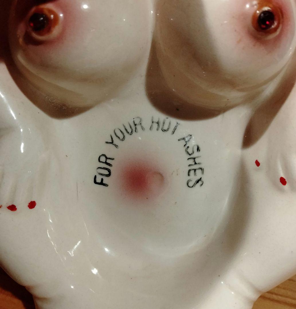 50s ビンテージ トレイ エロ　ヌード　ピンナップ 灰皿