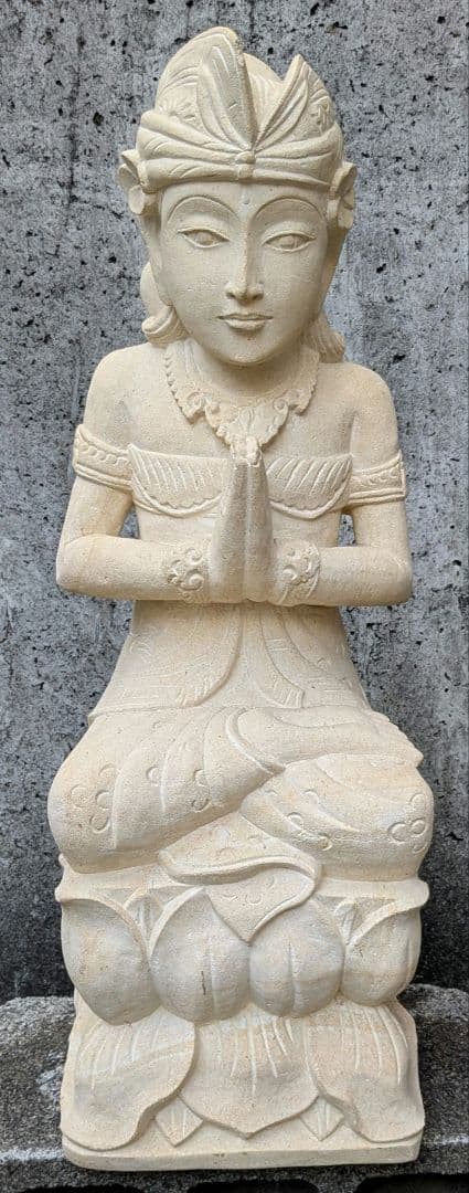 一都三県限定販売　ガネーシャ　バリニーズカップル　バリ　石像　アジアンインテリア