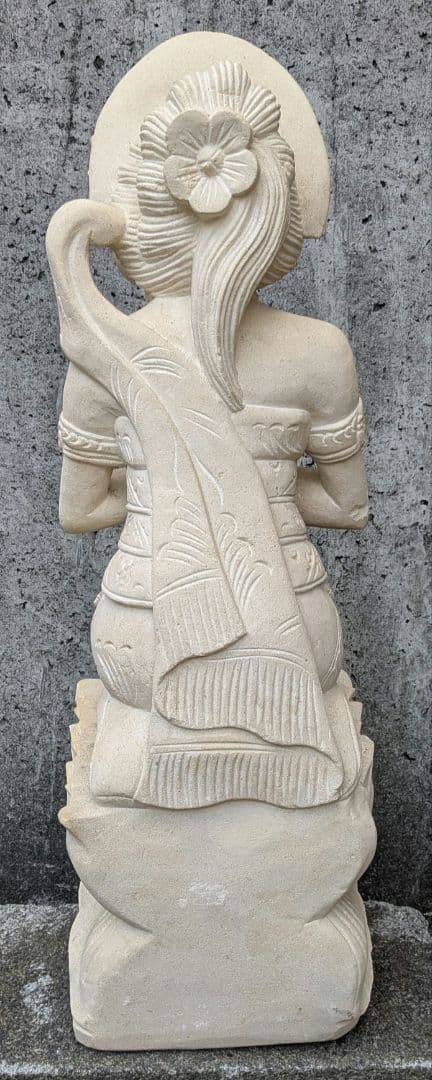 一都三県限定販売　ガネーシャ　バリニーズカップル　バリ　石像　アジアンインテリア