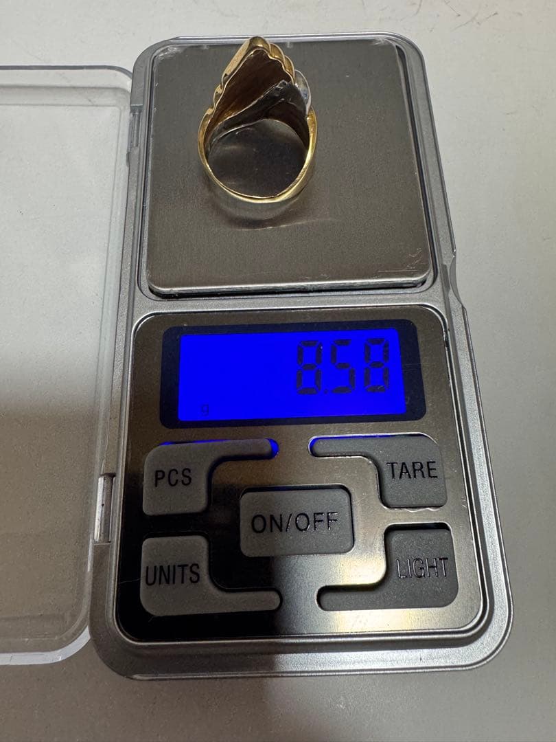 k18 PT900 18号指輪