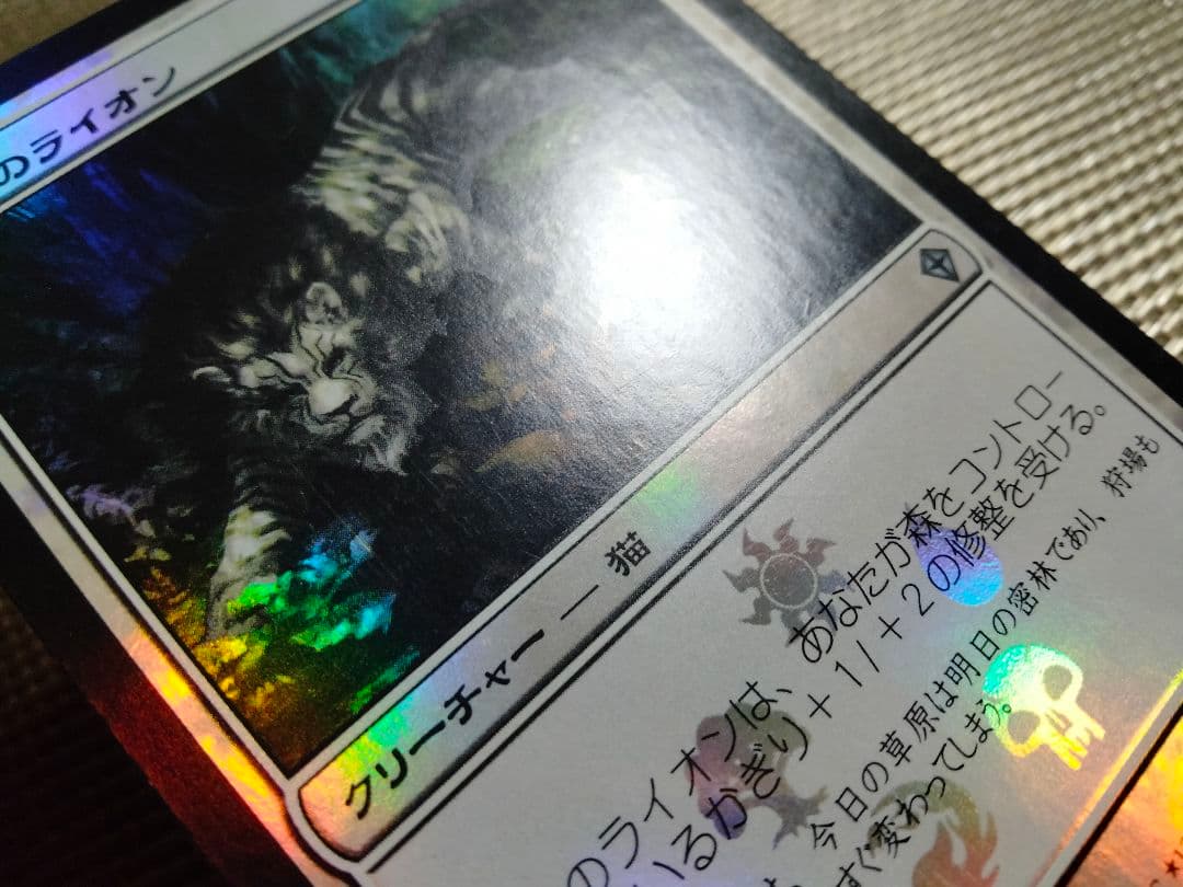 【ご確認用】ワールドウェイク wwk foil 壌土のライオン 日本語 1枚