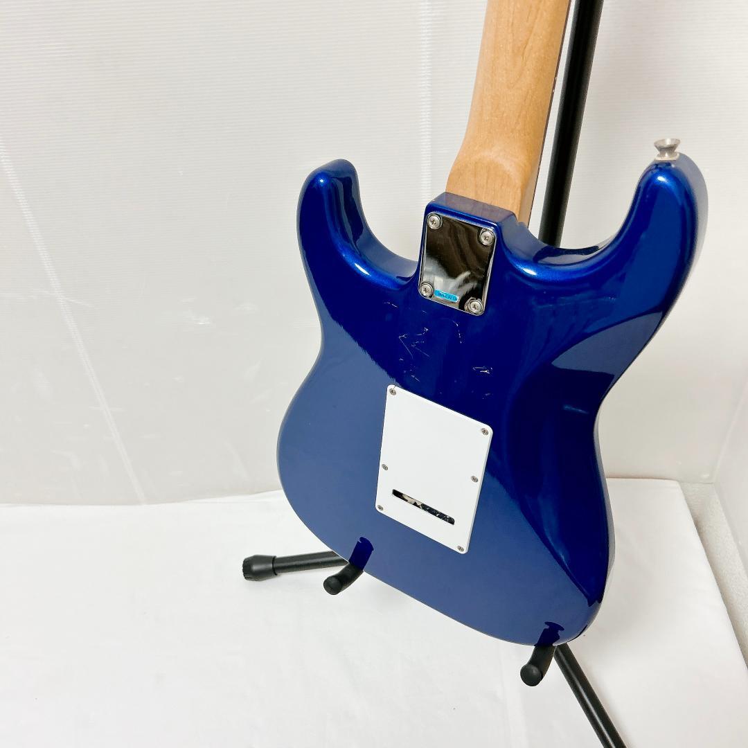 美品 Photogenic 初心者向けギター ストラトキャスター ブルー 青