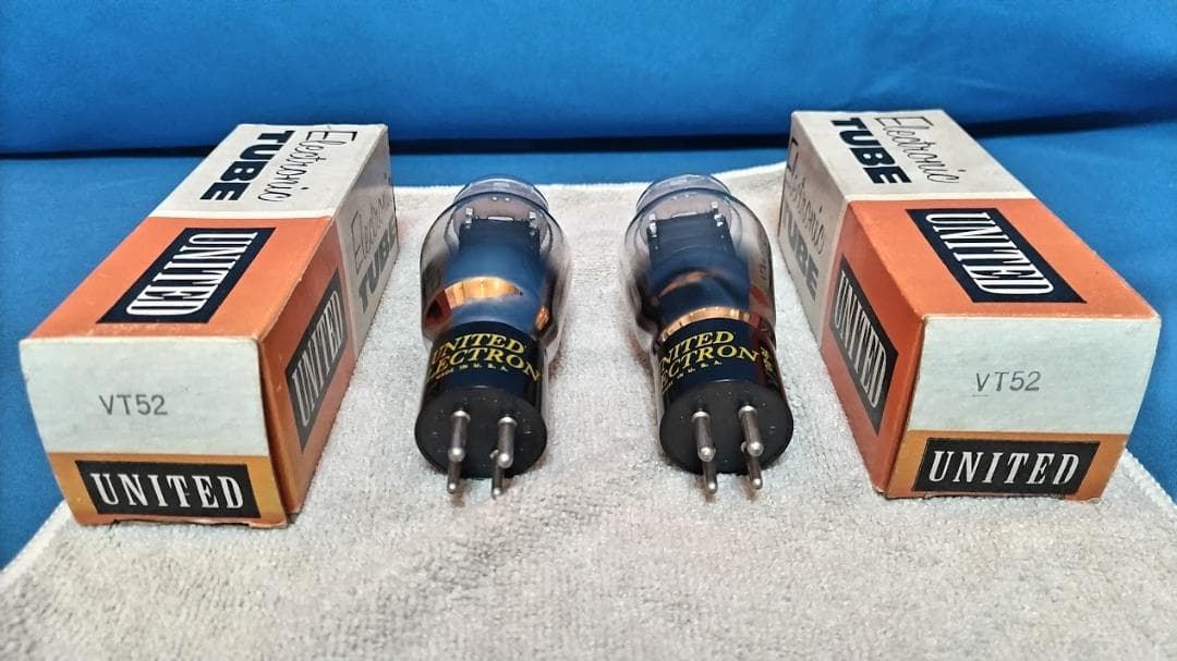 日*1様 真空管 VT52 UNITED ELECTRON 2本　未使用品　元箱