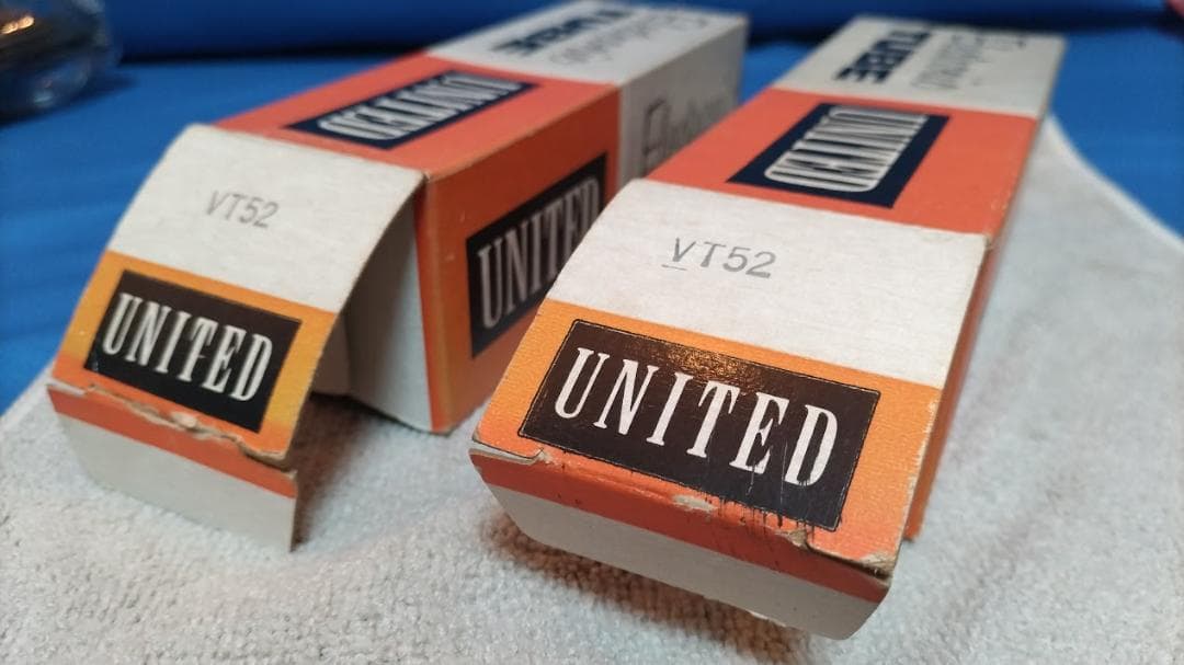 日*1様 真空管 VT52 UNITED ELECTRON 2本　未使用品　元箱