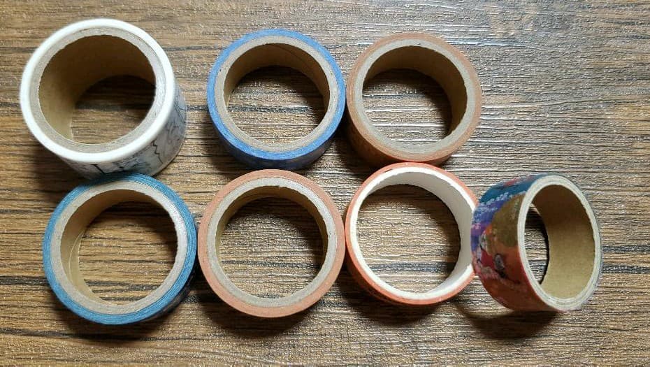 レア含む、ムーミンマスキングテープ7巻き