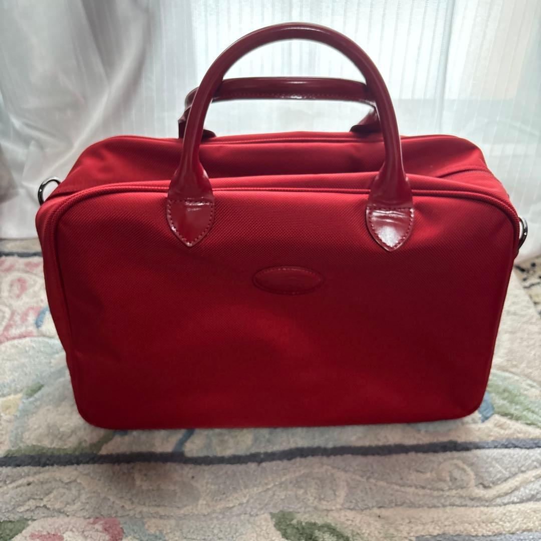 LONGCHAMP ロンシャン　スーツケース　キャーリーバッグ　旅行カバン　赤色