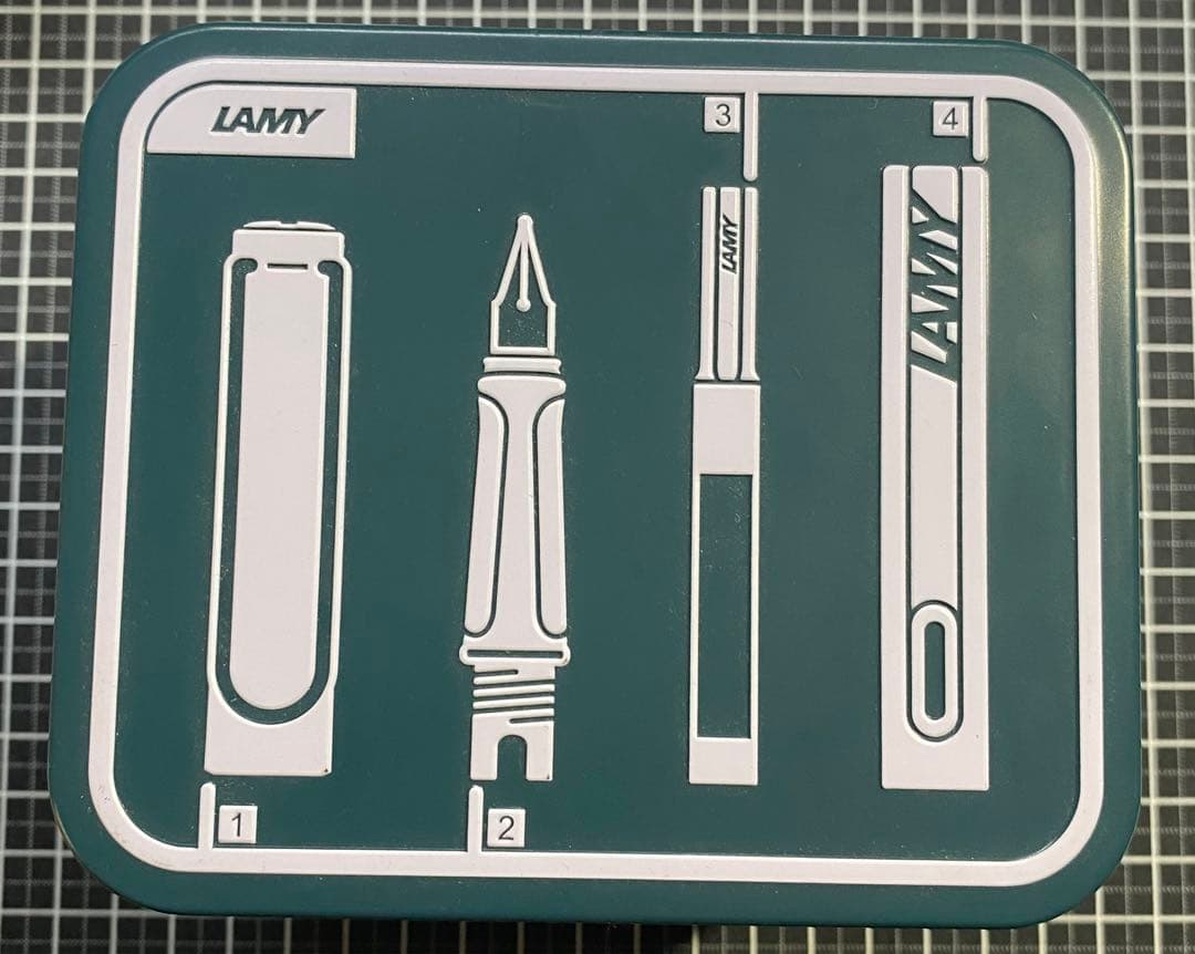 LAMY Safari PETROL 香港限定　万年筆　字幅EF