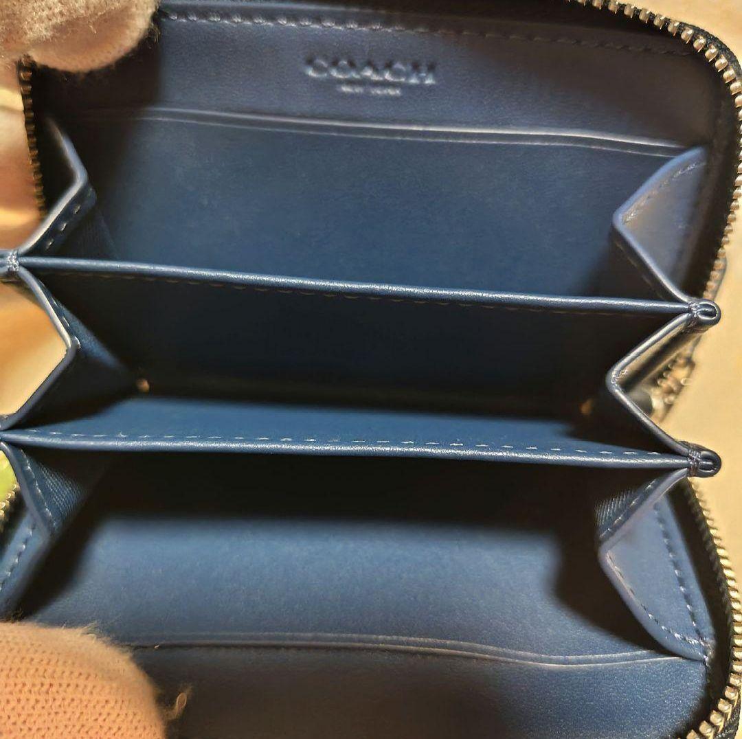 【限定セール！】COACH　ケース　小銭入れ ラウンドジップ　カードケース