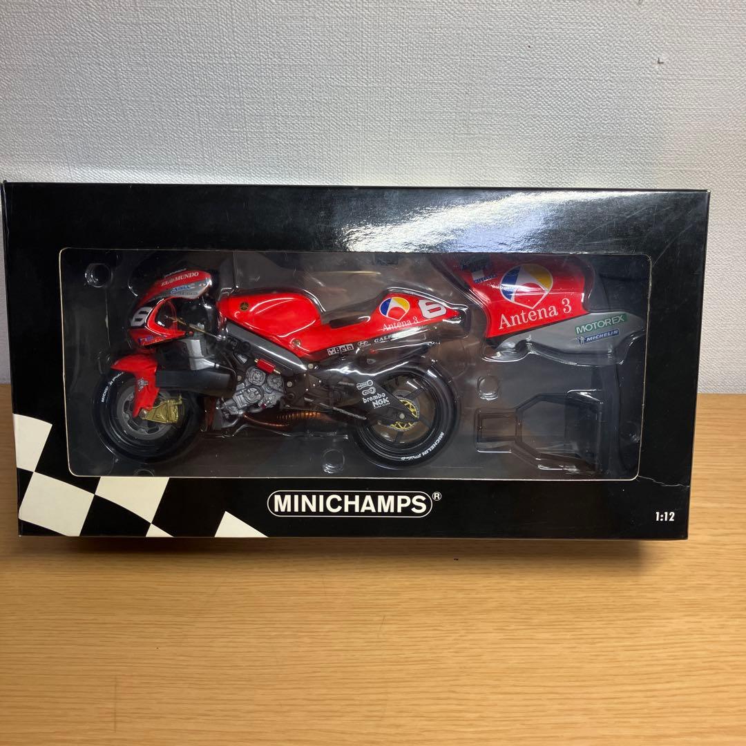 ミニカー MINICHAMPS YAMAHA YZR500 Antena3 GP2001