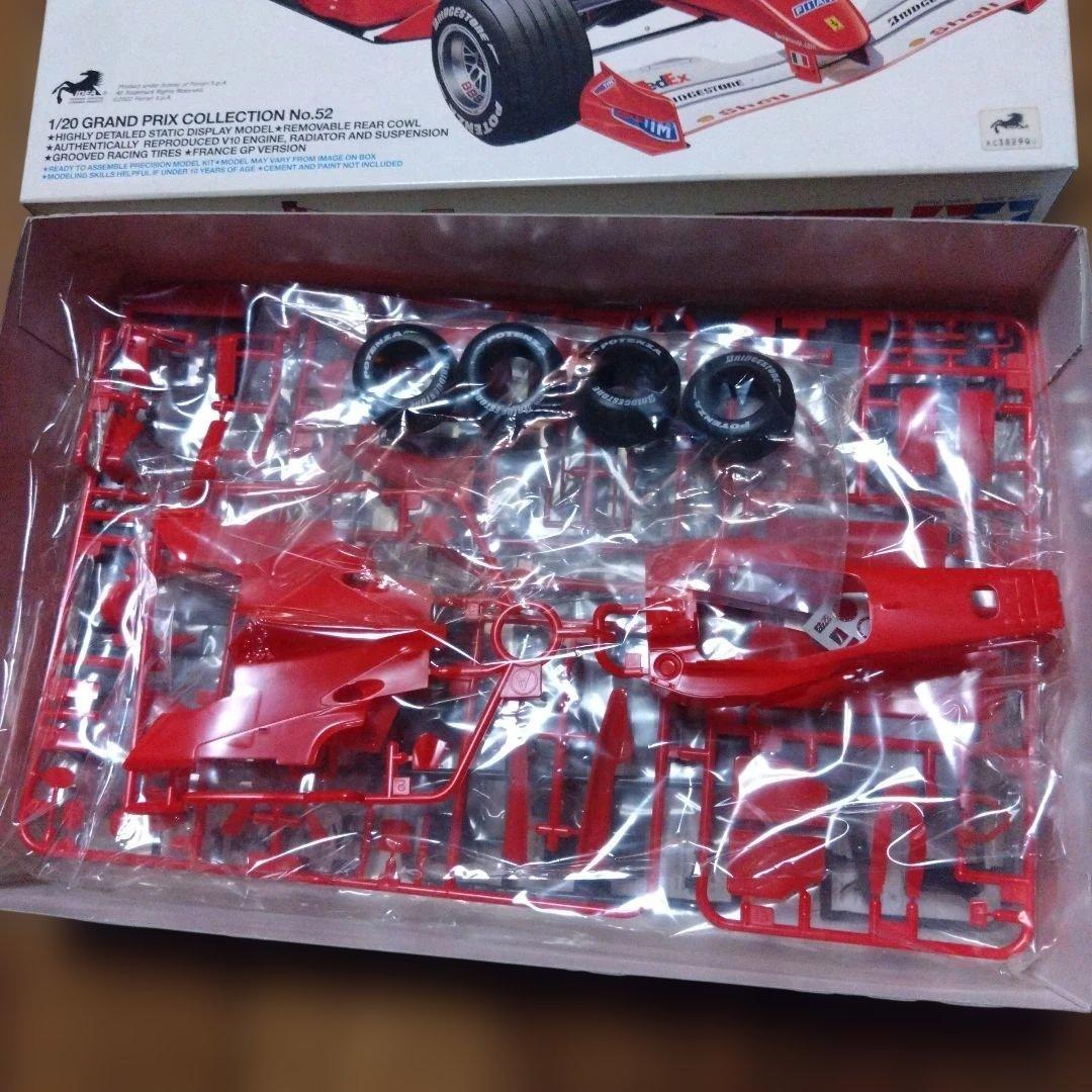 絶版TAMIYA Ferrari F2001 1/20シューマッハプラモデル