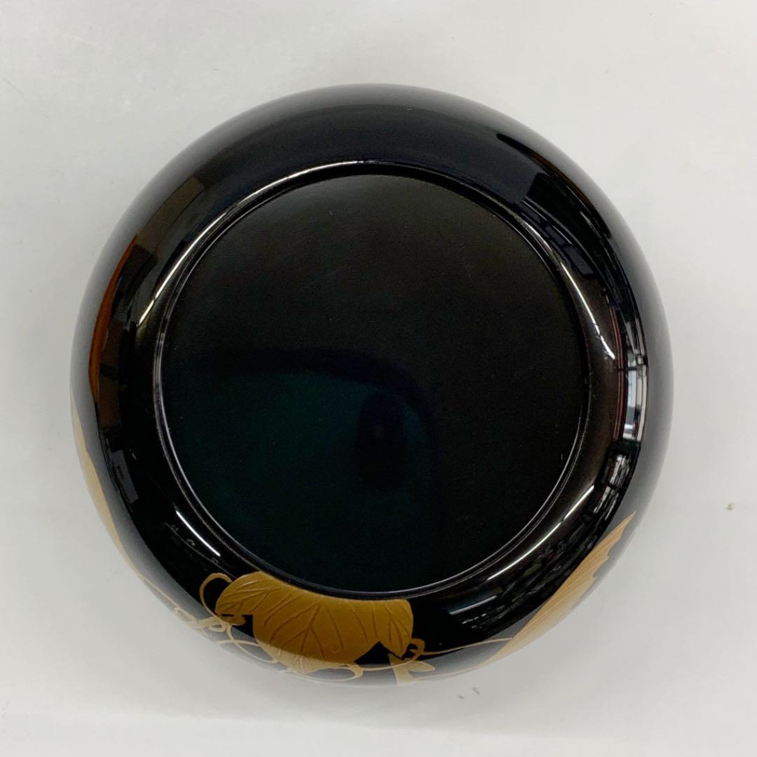 【平棗　玄々斎好写　夕顔】中川秀甫　共箱