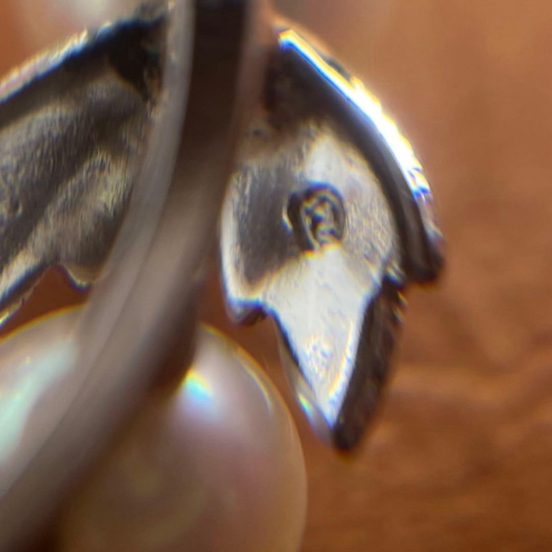 美品 MIKIMOTO ミキモト パール サークル リーフ ブローチ ドレス