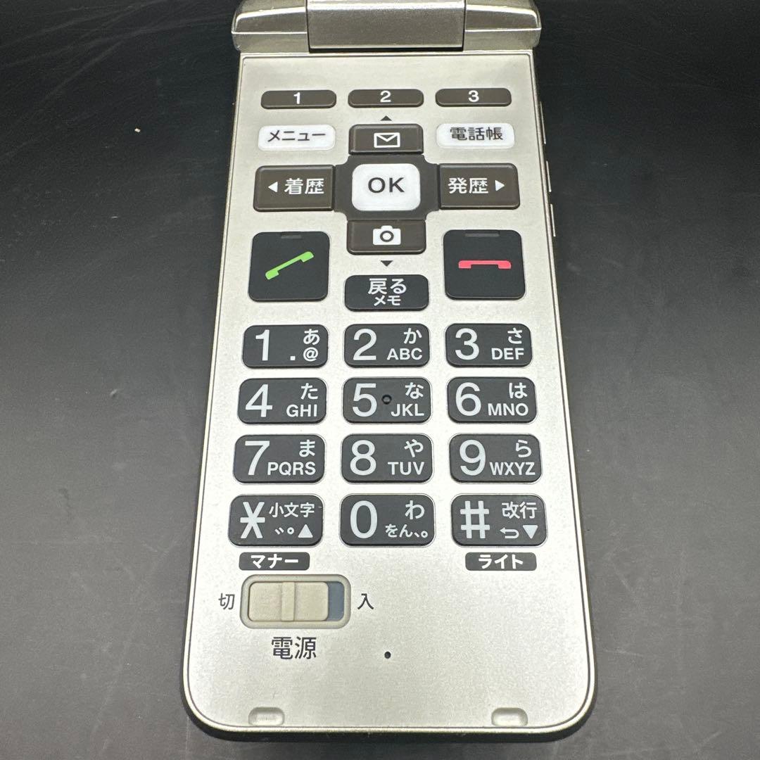 SH348【特売】au SIMフリー かんたんケータイライトKYF43