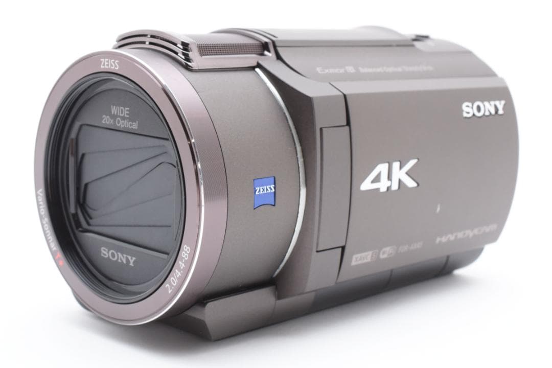美品 SONY FDR-AX45 ブラウン 4K デジタル ビデオカメラ