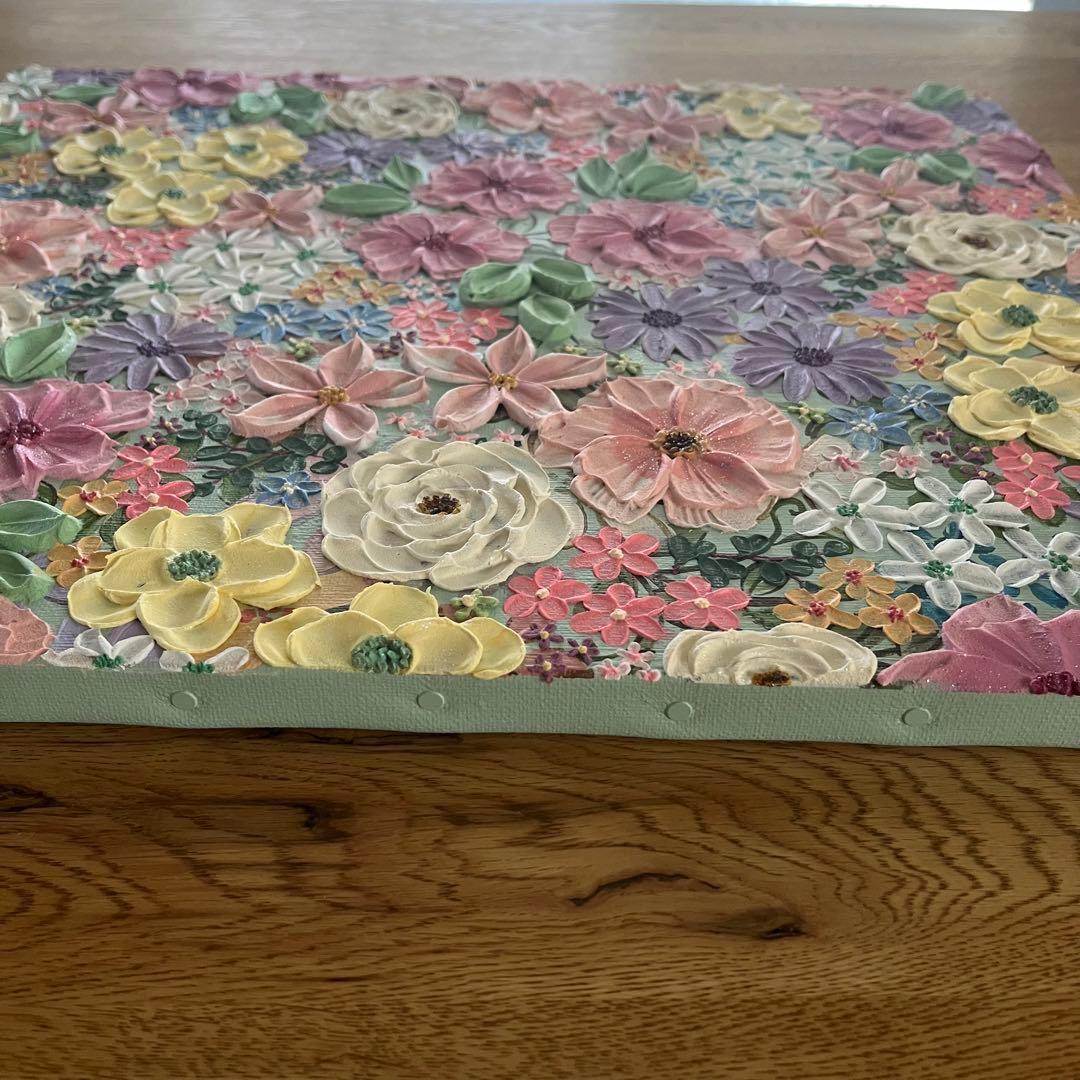 テクスチャーアート　ボタニカル フラワーアート 花図鑑 フランフラン