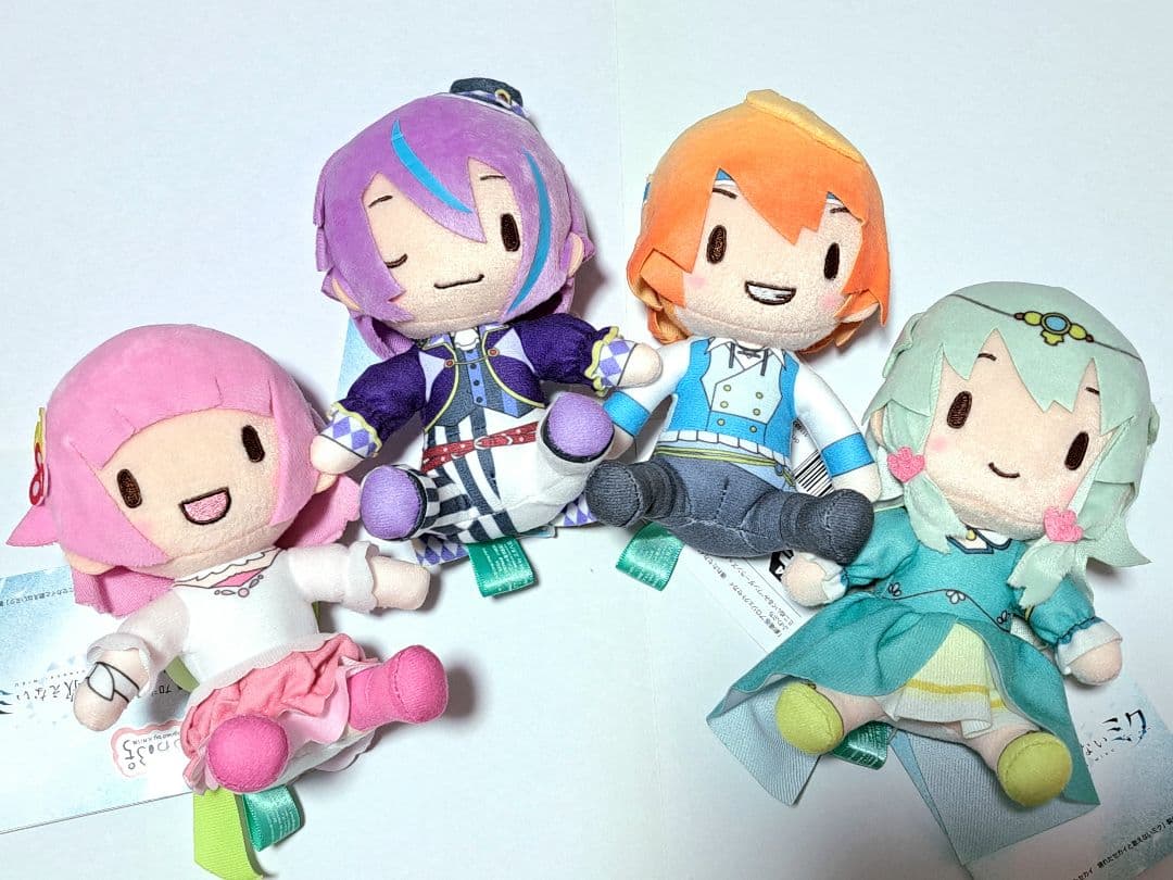 劇場版プロセカ　ワンダショ　ふわぷちミニぬいぐるみ・ふわぷちマスコット　各4種