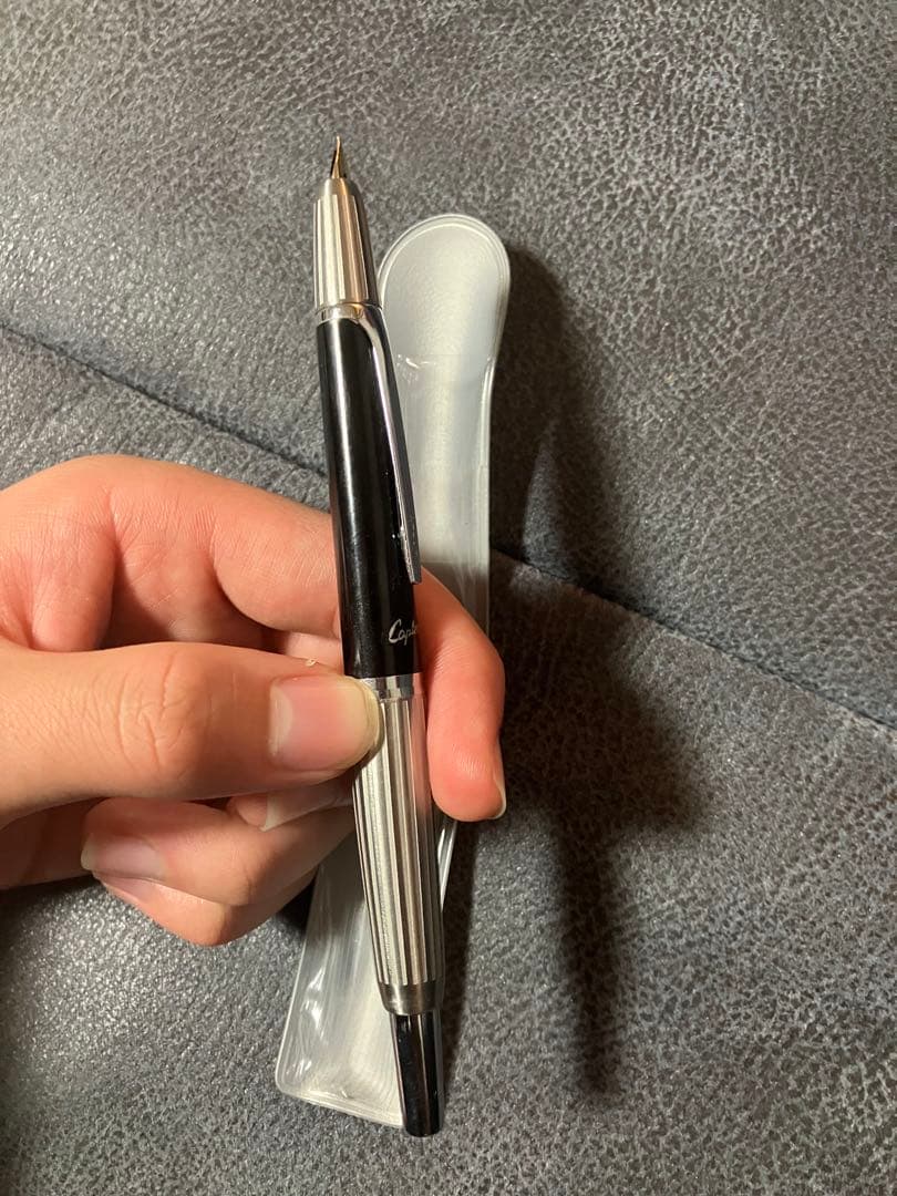 パイロット キャップレス 万年筆 蝕刻 食刻