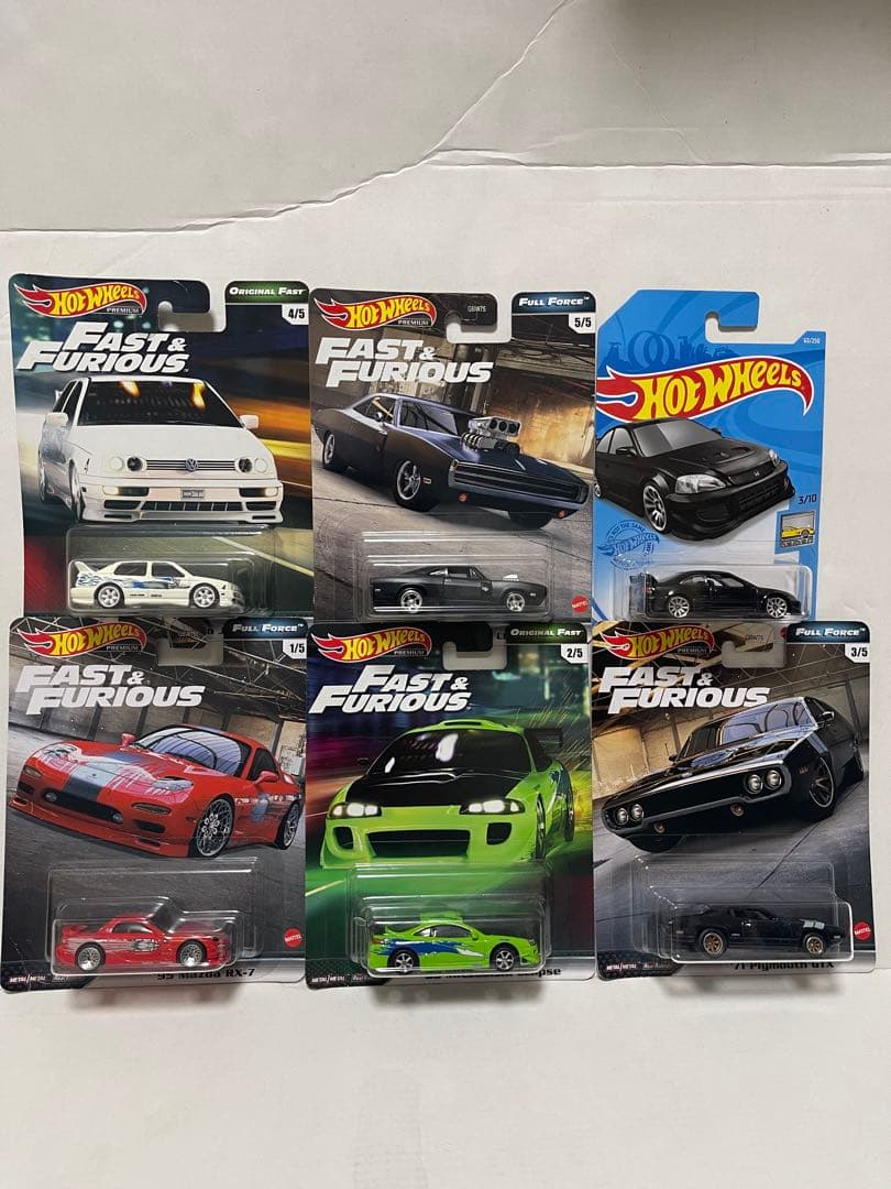 ホットウィール　ワイルドスピード　シリーズ